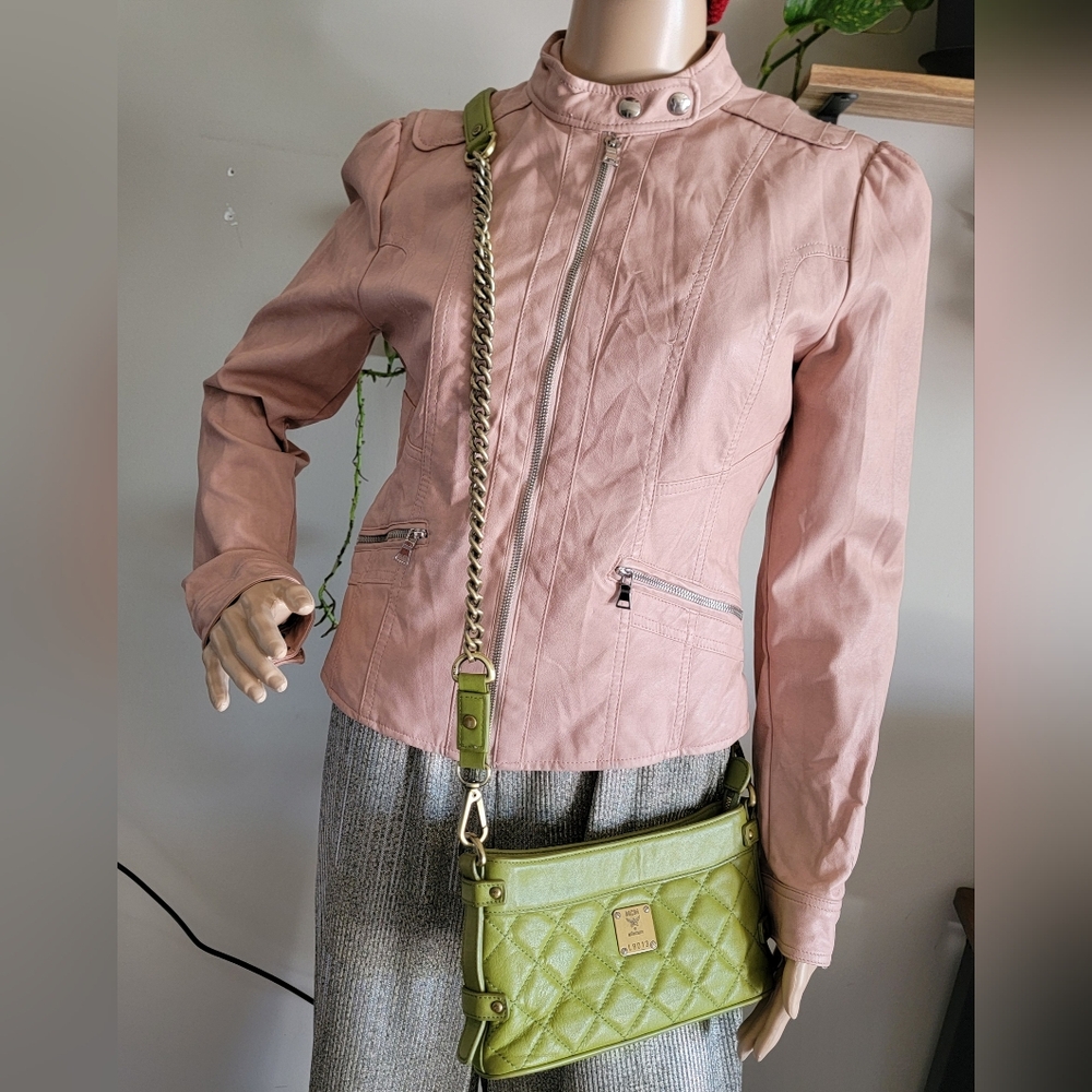 Firm✅️ RARE Authentic MCM Quilted Leather crossbody bag